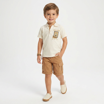 Casual Caleb Polo & Shorts Set