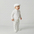 PRE-ORDER Classy Penguin Tail Baptism and Hat Set