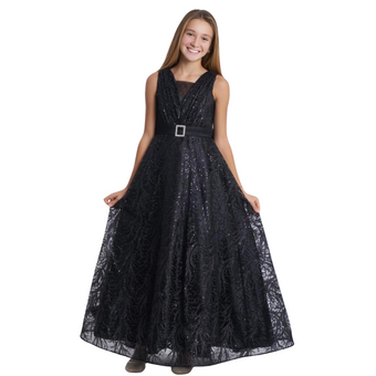 Robe formelle de filles de beauté étincelante