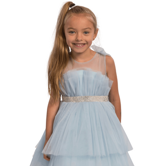 Robe formelle Brianna Blue pour filles