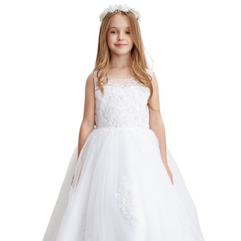 Robe formelle de communion pour filles de Julia