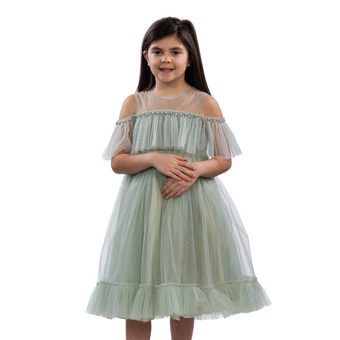 Tiana Princess Girls' White Dress