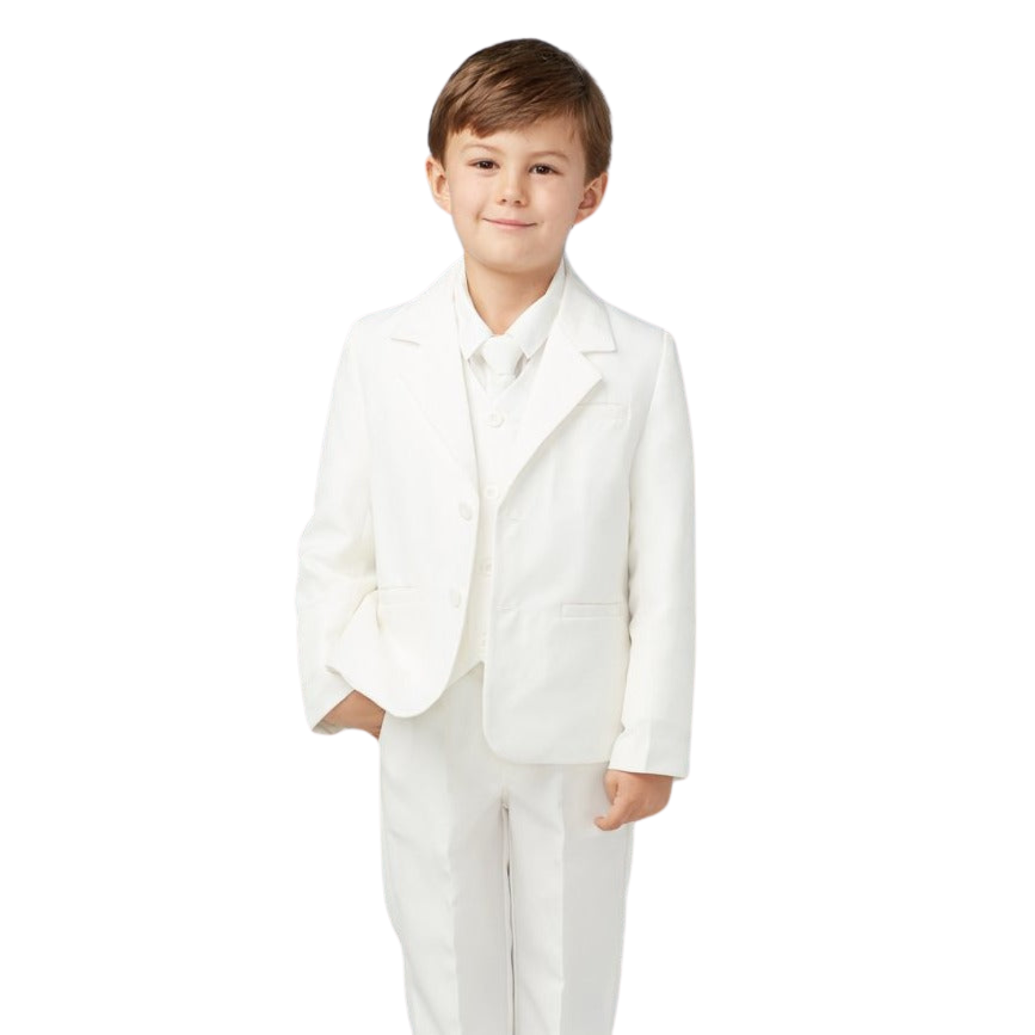 The White Suit Formal Boys Suit