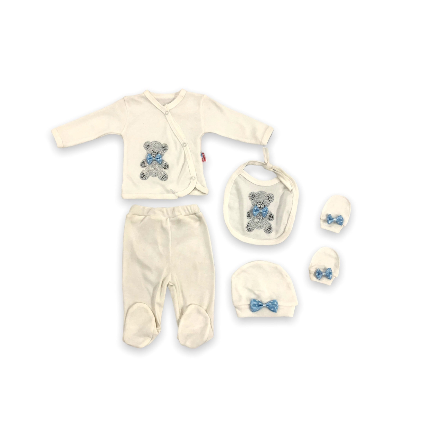 The Blue Bear Baby Pajama Set