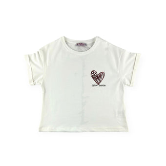 Love Script Girls Cotton Shirt