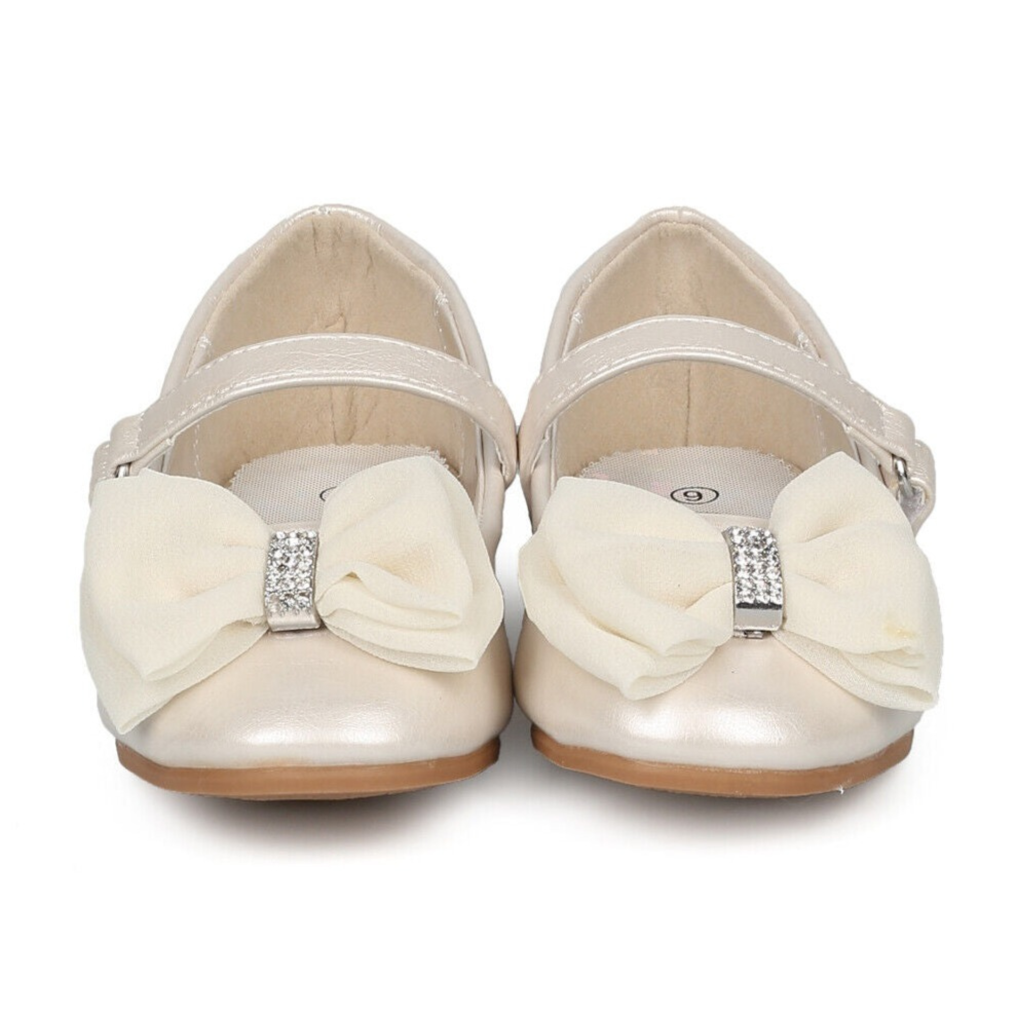 Britt s Ballerina Girls Formal Shoes Ivory 1J