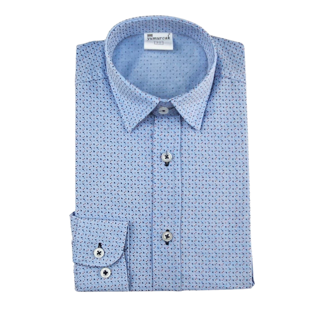 La chemise habillée imprimée pour garçons