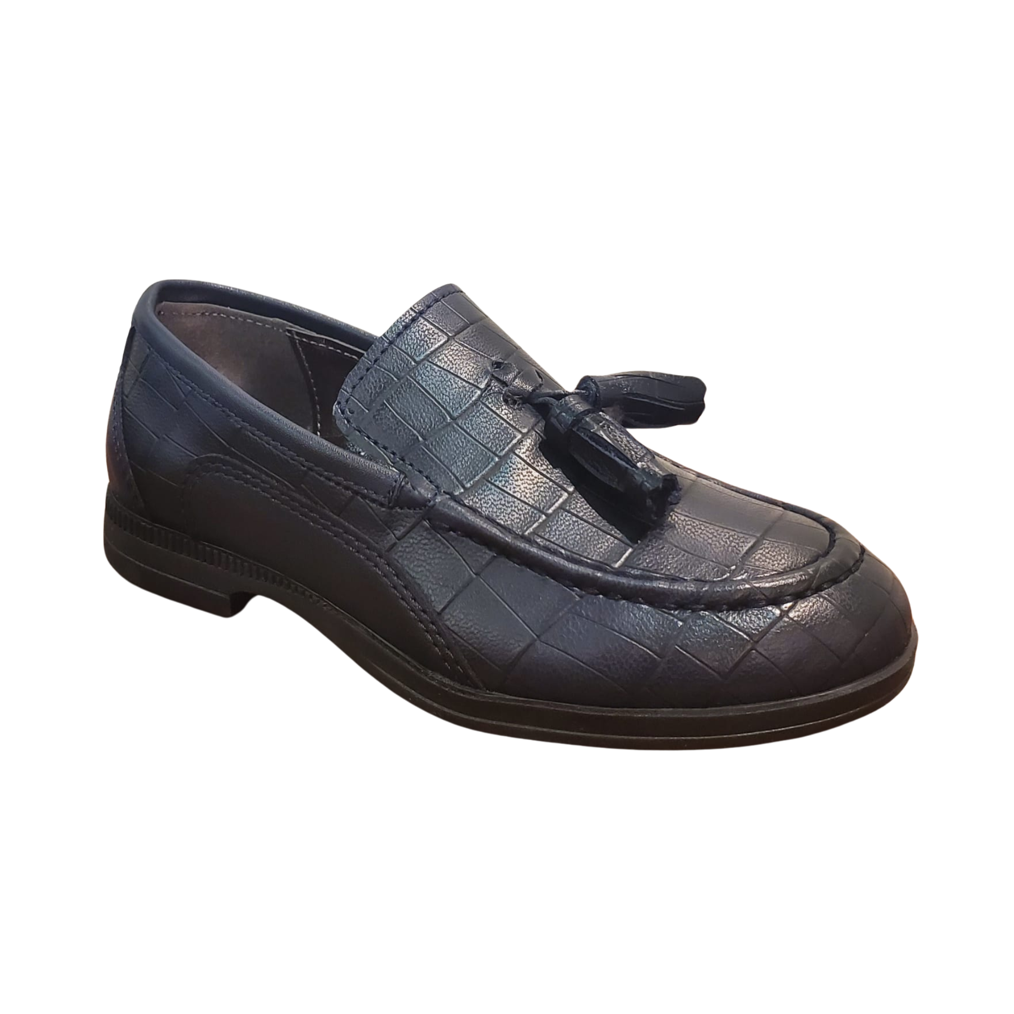 Leather Croco Loafer