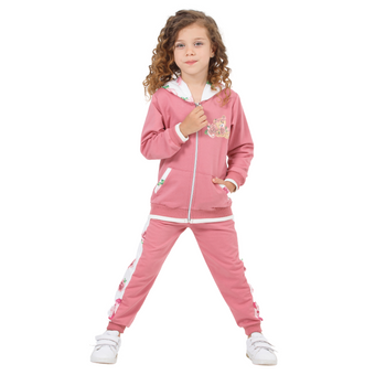 Fall Flower Girls Casual Joggers Set