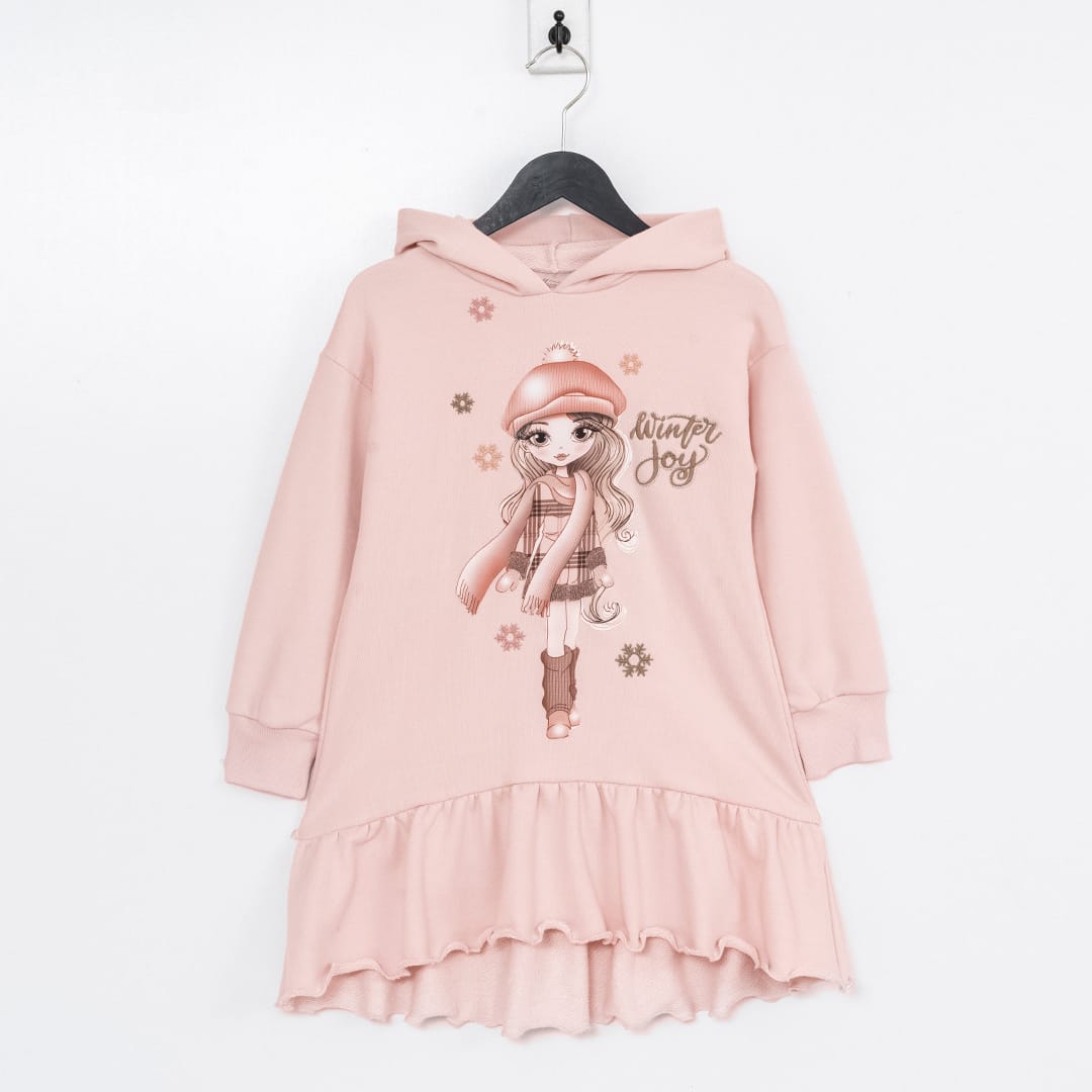 Winter Joy Girl Casual Dress