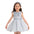 Joyful Striped Girls Formal Dress