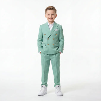 Costume garçon à boutons dorés