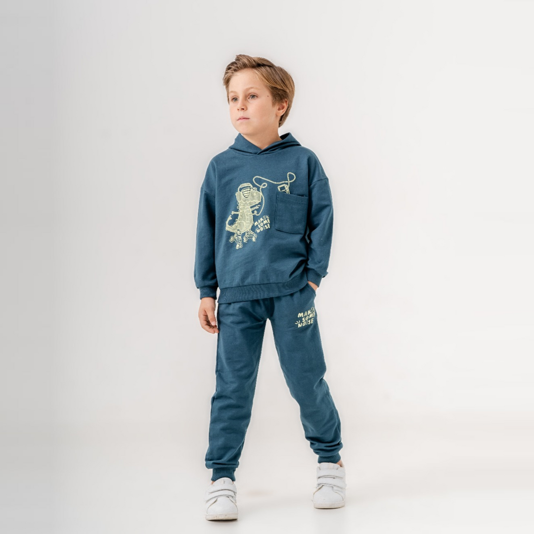 Ensemble sweat à capuche et jogging Dino Boy