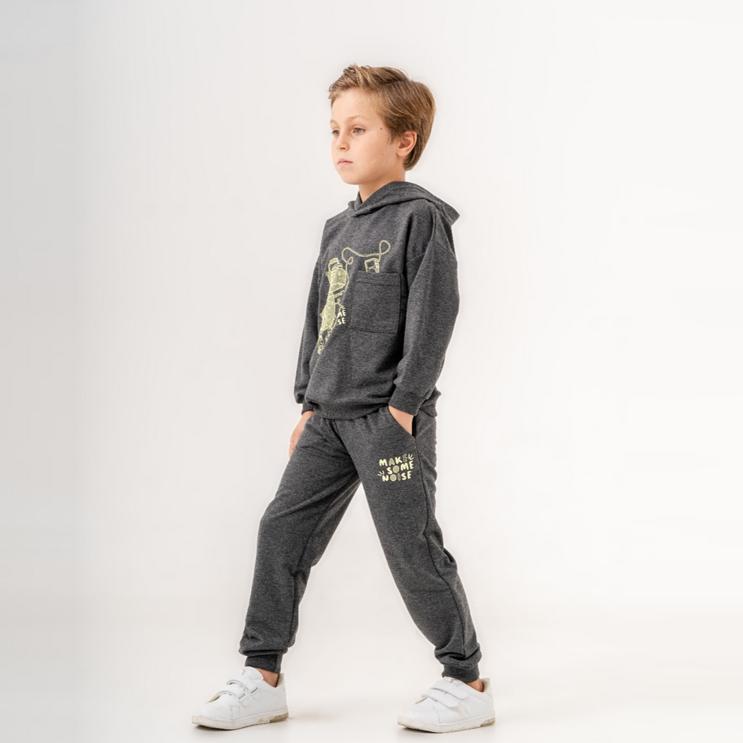 Ensemble sweat à capuche et jogging Dino Boy