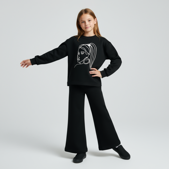 Ensemble décontracté pour filles Girl Boss