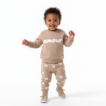Ensemble de jogging en coton pour garçon de voyage