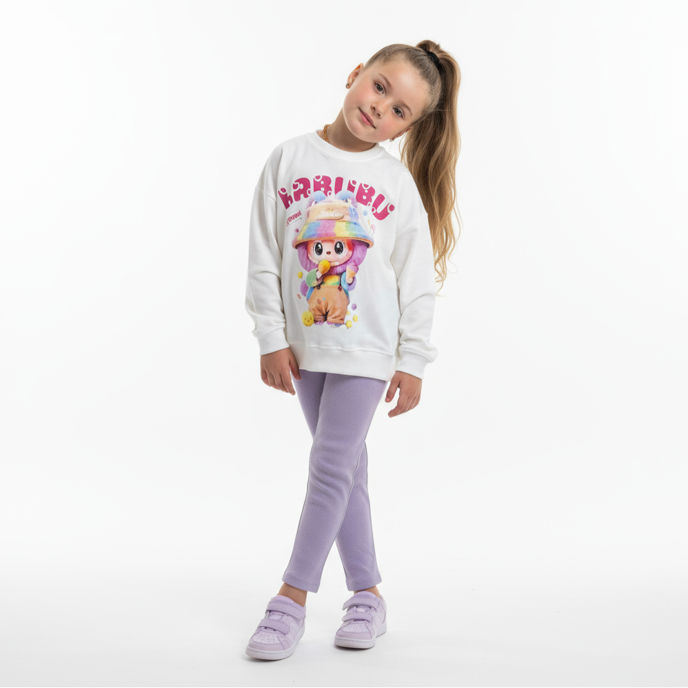 Ensemble décontracté pour filles avec leggings tendance