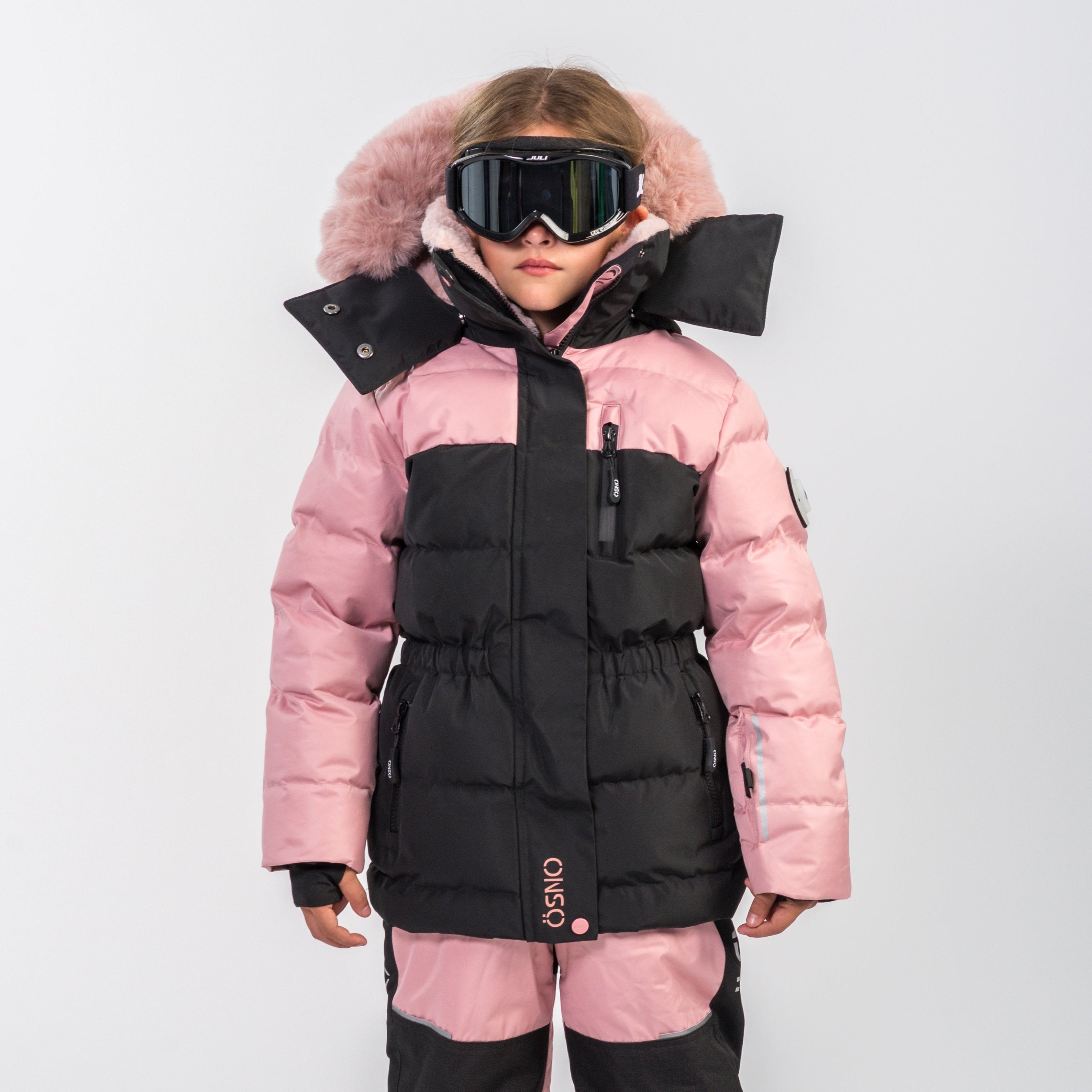 winter dress coats for juniors Maralyn & Me Juniors' Faux-Fur Hooded Puffer Coat - Olive