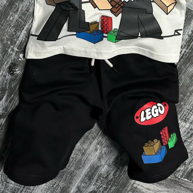 Ensemble short papa garçon