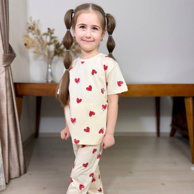 Nuisette Pour Fille - Pyjama Manches Longues Doux Et Chaud - Taille 4-5 à 11-12 Ans
