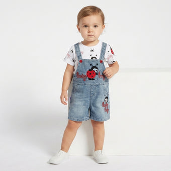 Denim Series – Ladybug Baby Set
