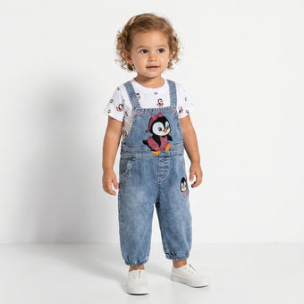 Denim Series – Penguin Baby Set
