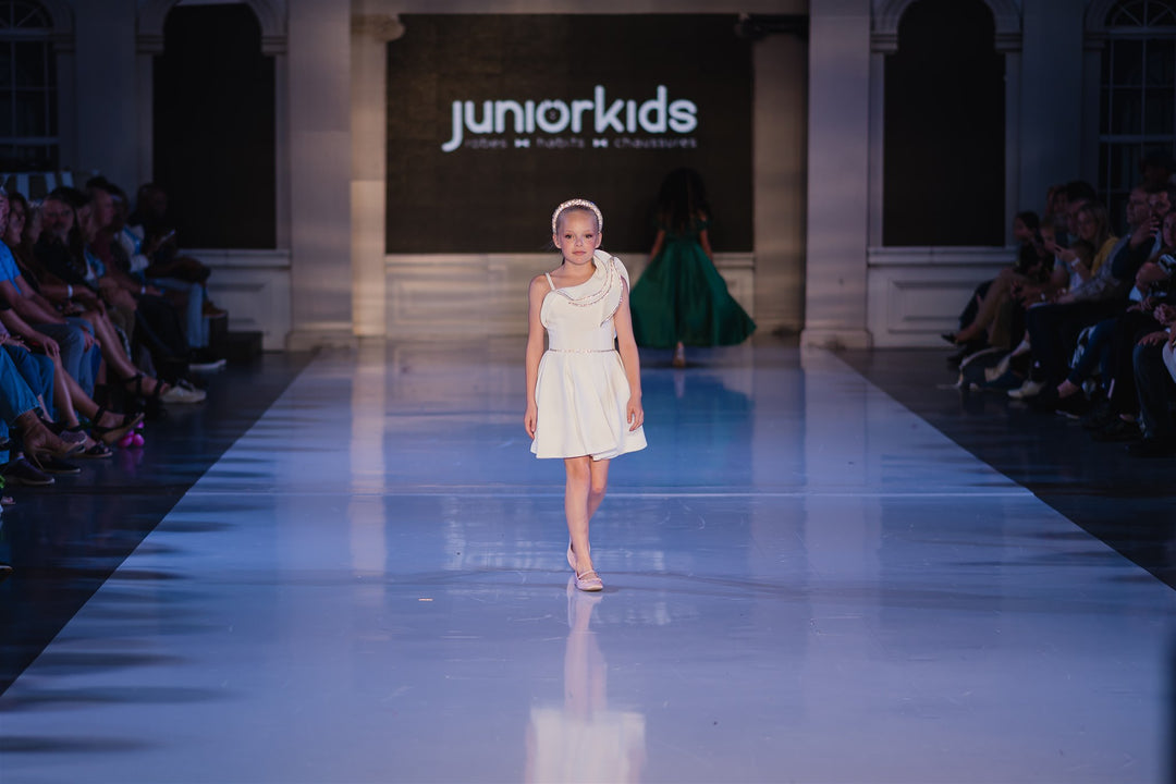 Robe de soirée élégante pour préadolescentes de célébrités