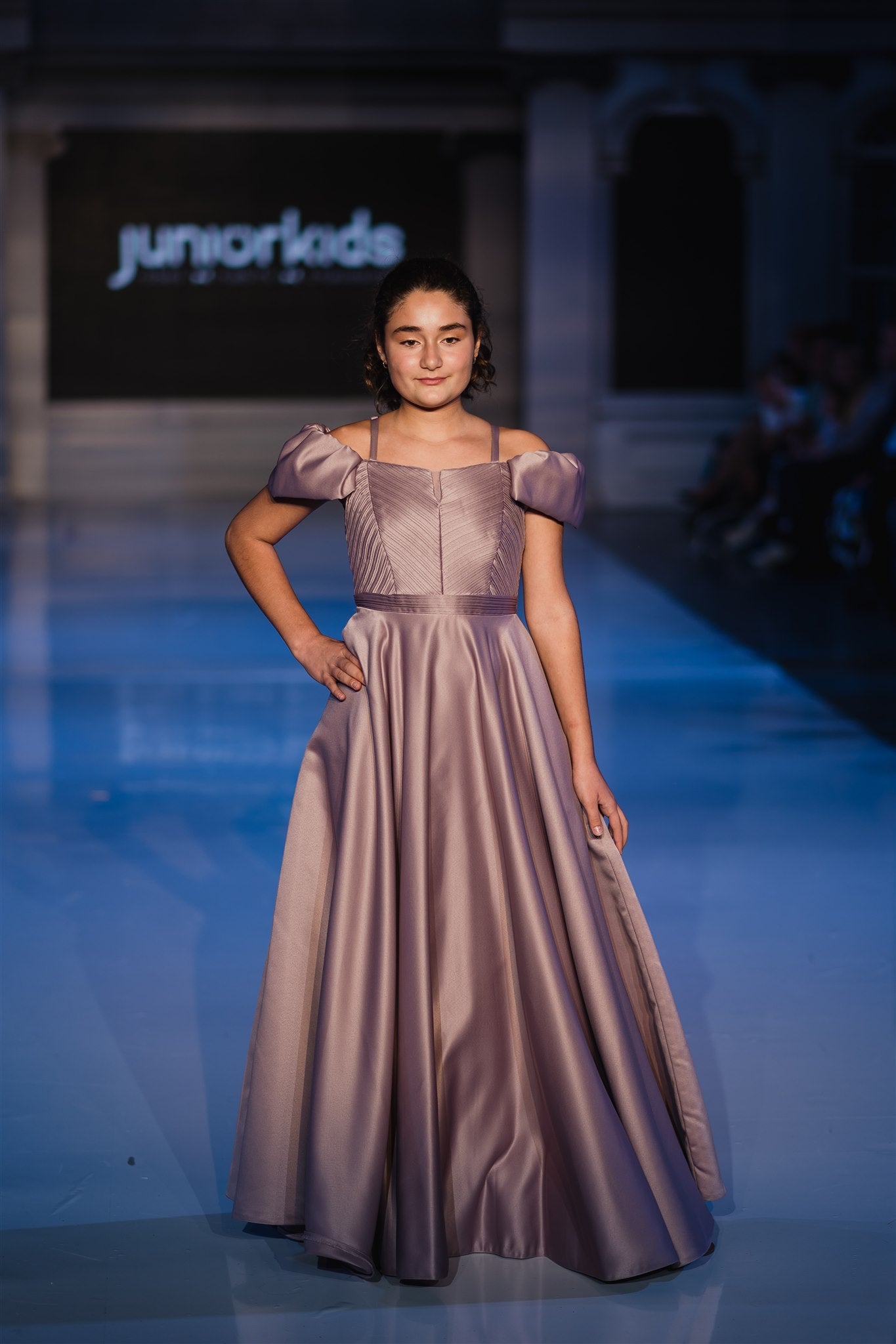 Teen Satin Gown Miss Beautiful: Luxury | Junior Kids Teen Satin Gown Miss Beautiful: Luxury | Junior Kids
