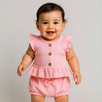 Casual Cassie Girls Cotton Set