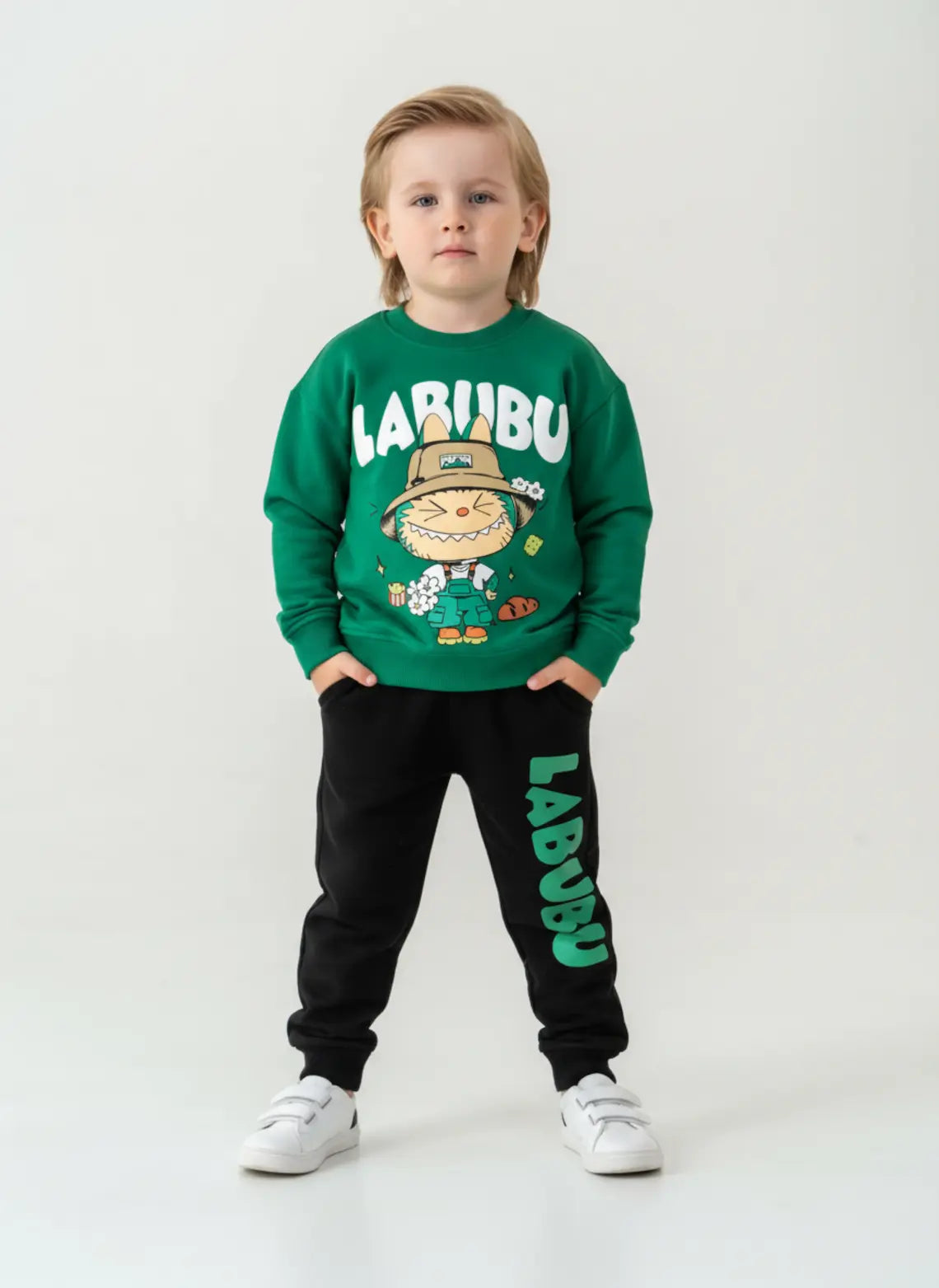 LA-BU-BU Boys Joggers Set