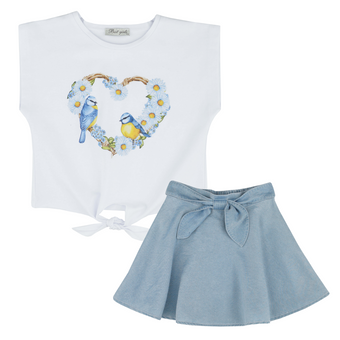 Ensemble décontracté pour filles Birdie Heart