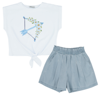 Arrow Flower Girls Casual Set