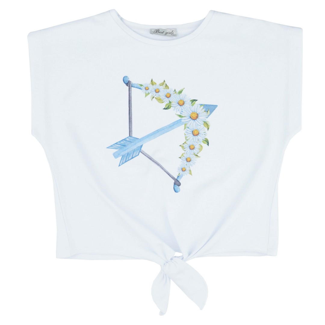 Ensemble décontracté pour filles à fleurs Arrow