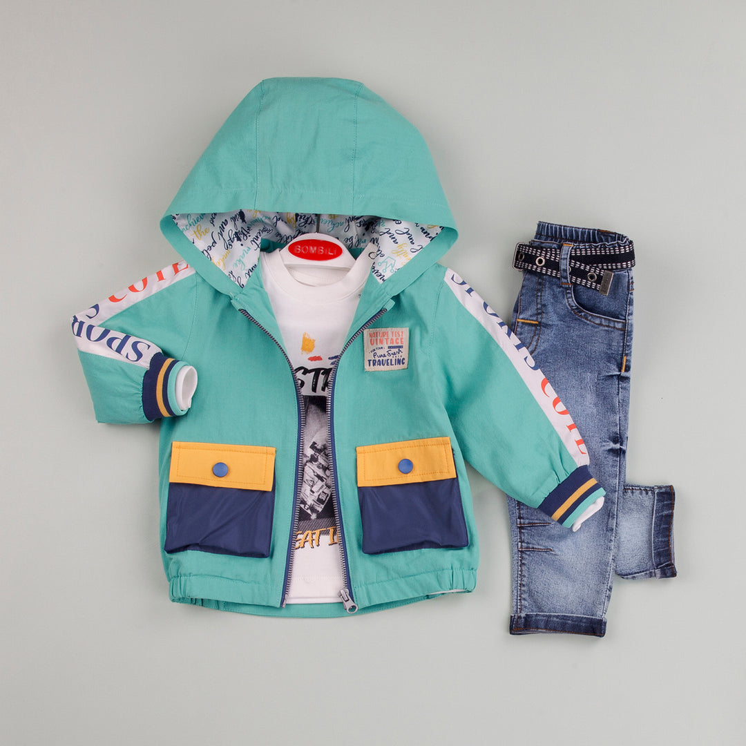 Ensemble décontracté Racer Rain pour garçons