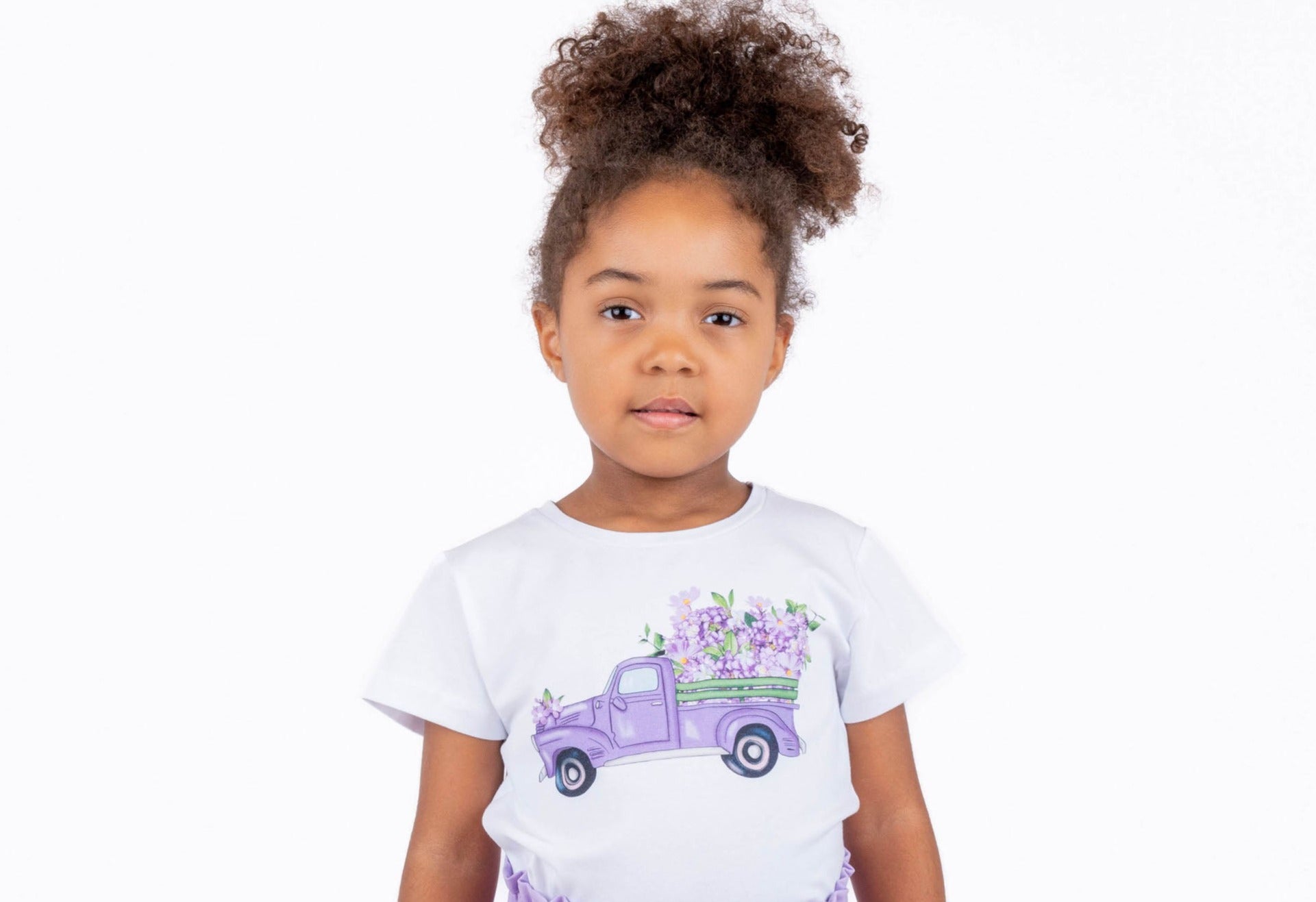 Lilac Truck Girls Casual Set