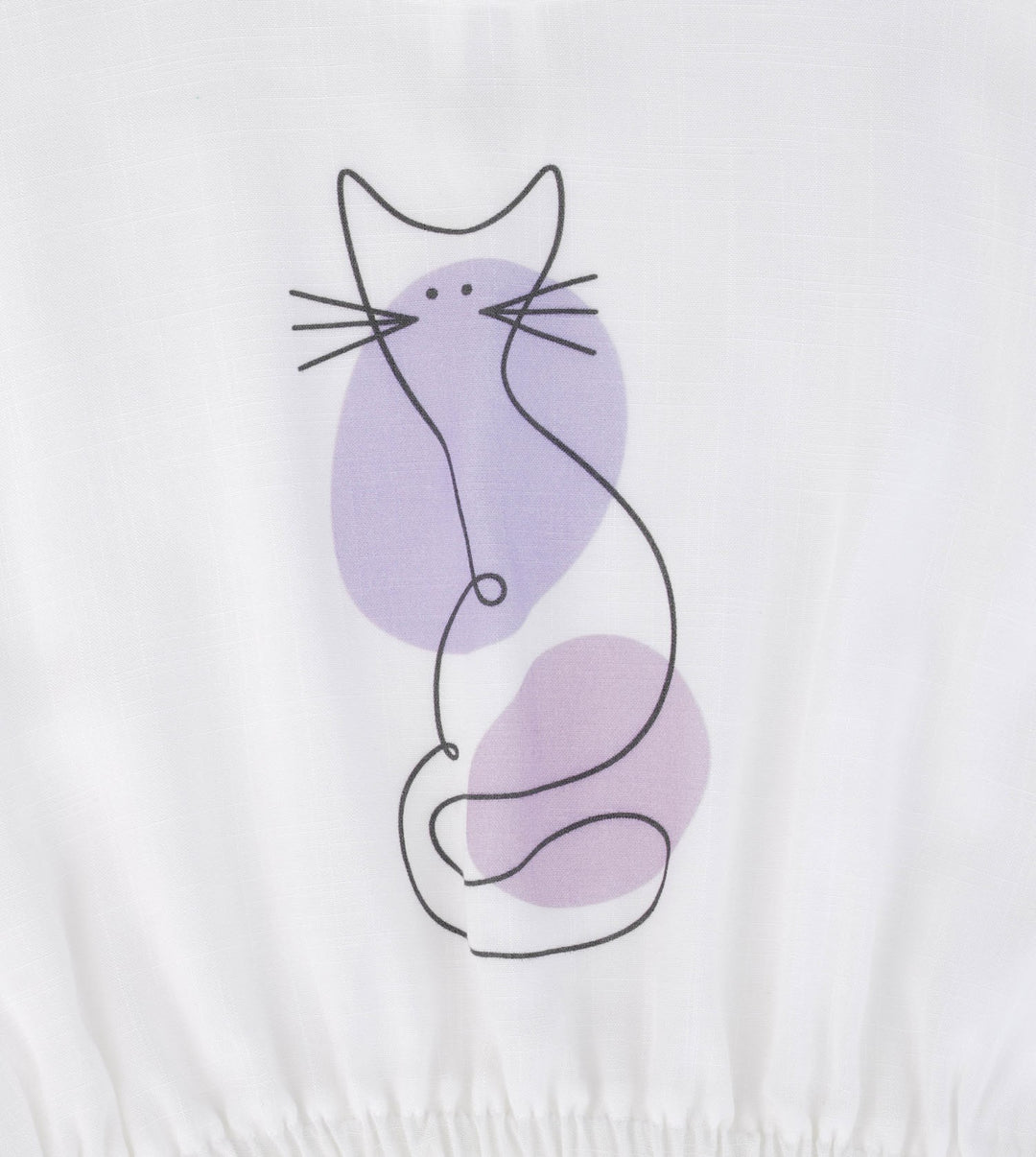 Ensemble décontracté mignon Minou pour filles