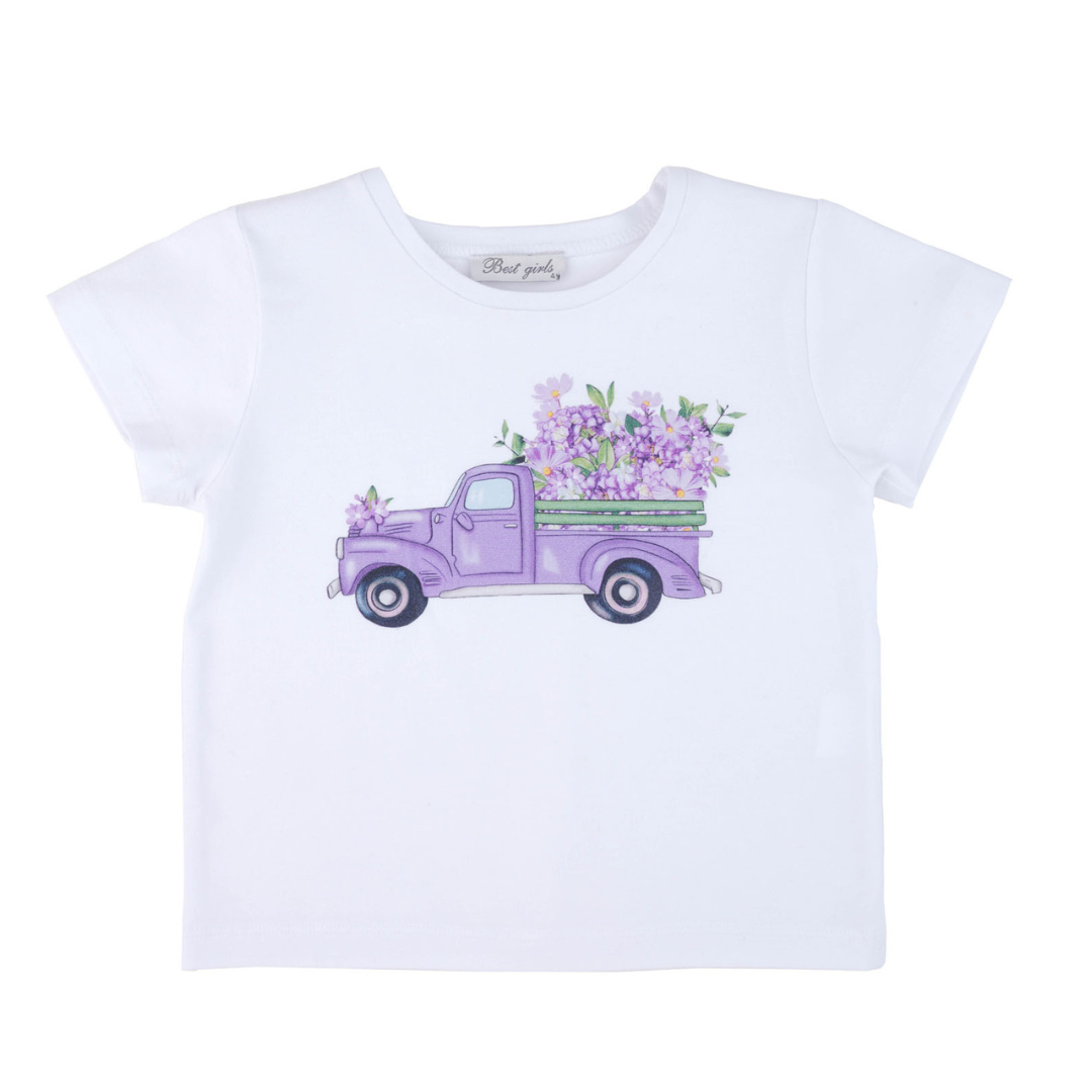 Ensemble décontracté pour filles camion lilas