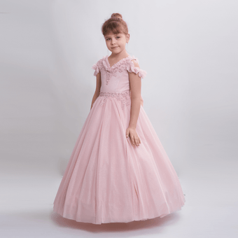 La robe formelle extravagante des filles princesse
