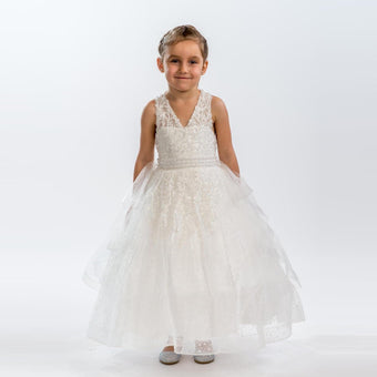 Robe formelle élégante de majesté pour filles