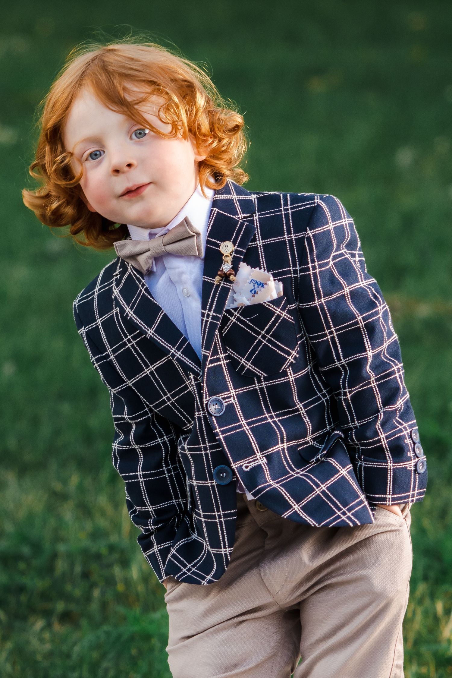 Check Mate! Formal Boys Suit