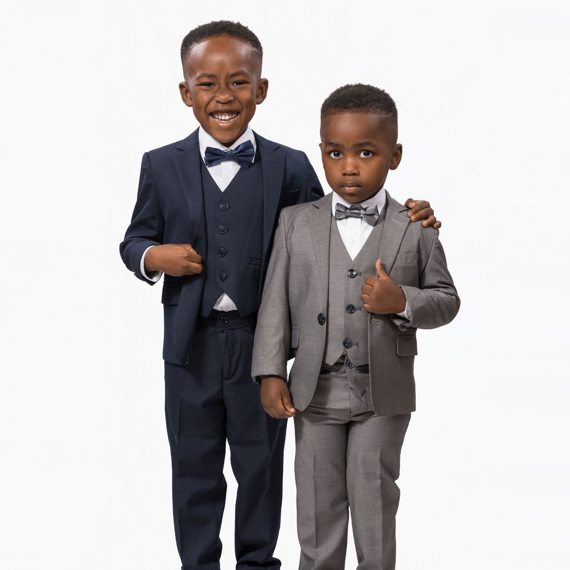 Boys hot sale grey suit