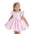 Robe formelle Sara en satin pour filles