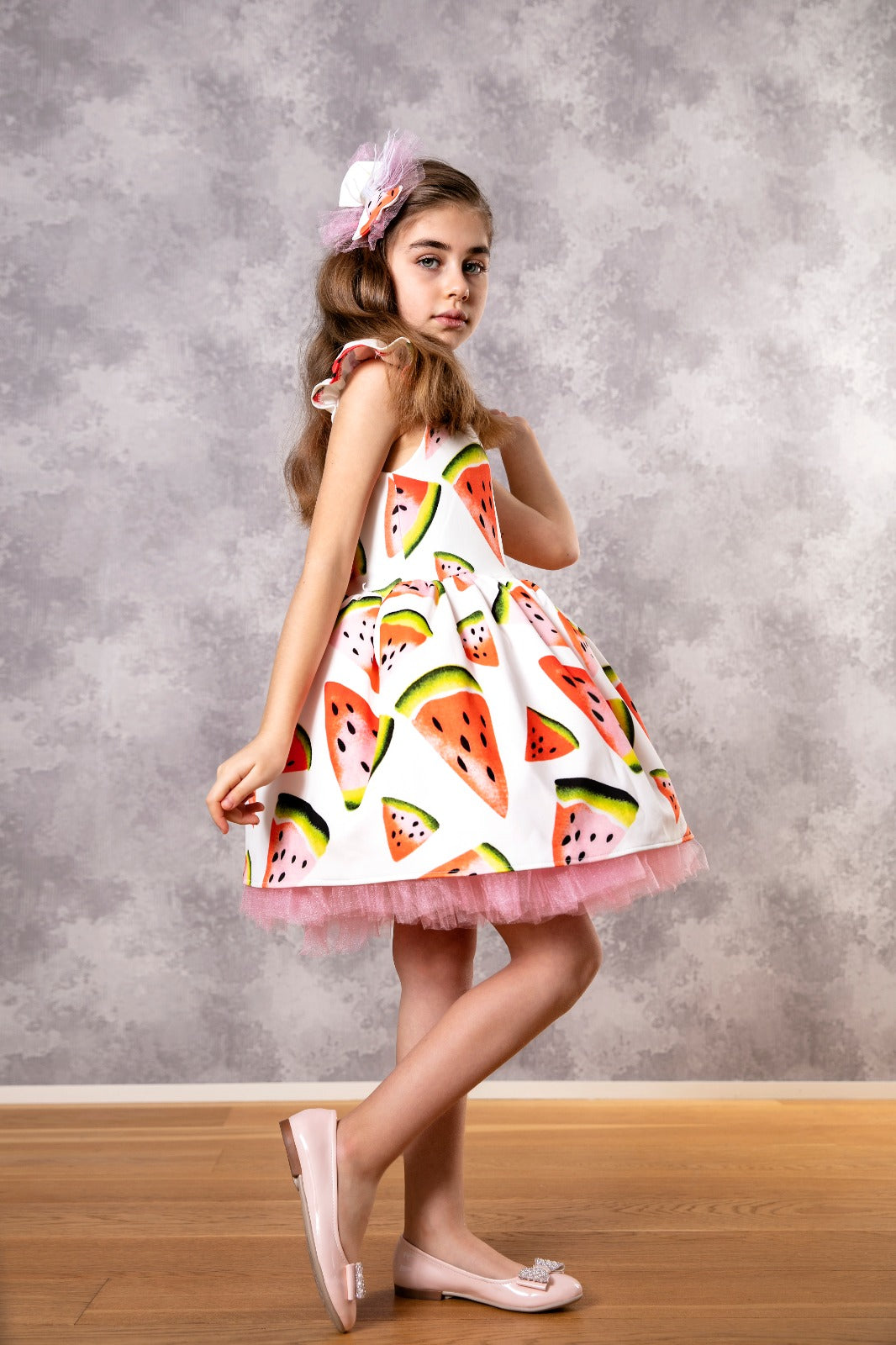 Sweet Watermelon Girls Formal Dress