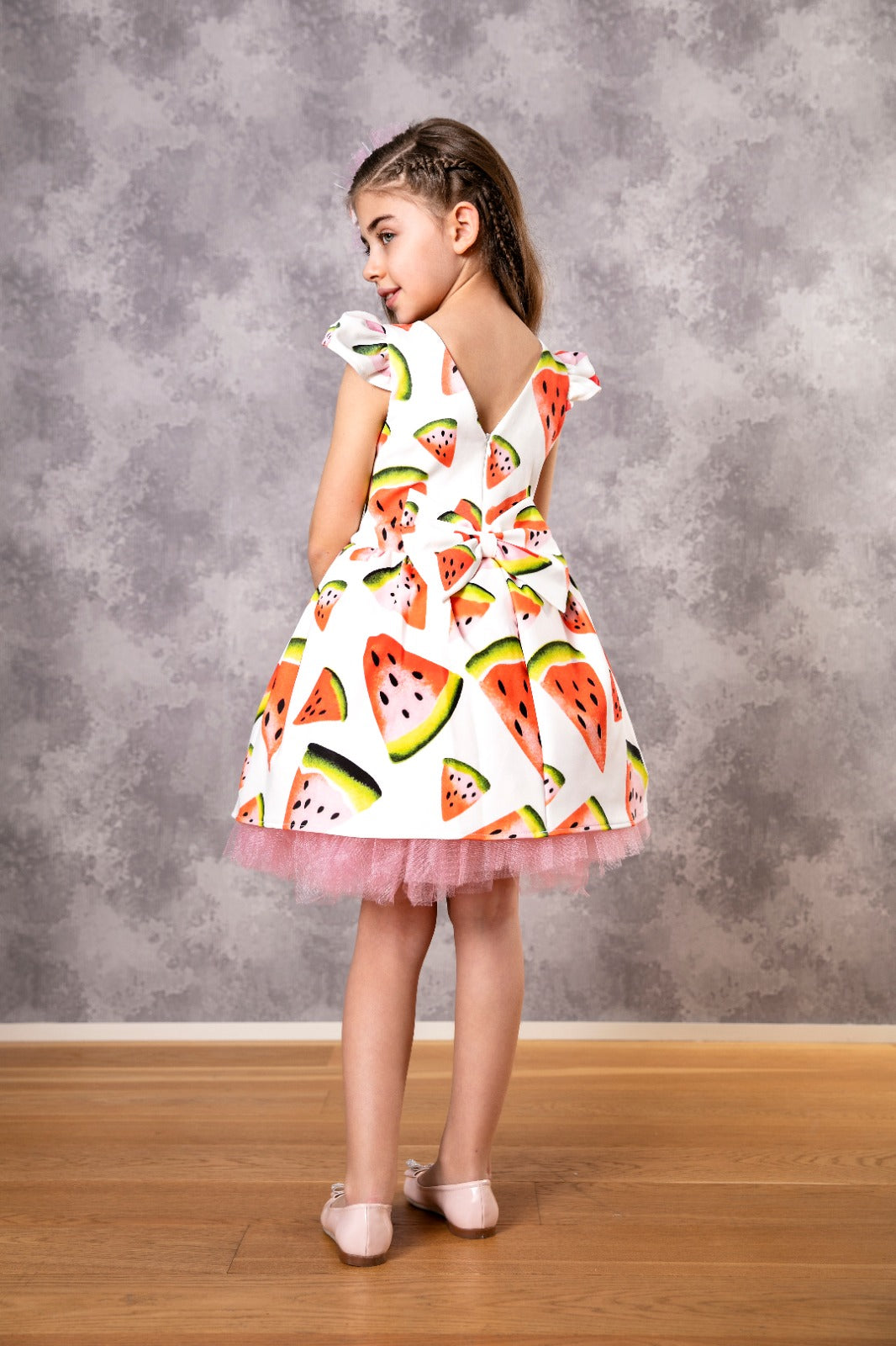 Sweet Watermelon Girls Formal Dress