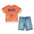 Orange surfing Boys Casual Set