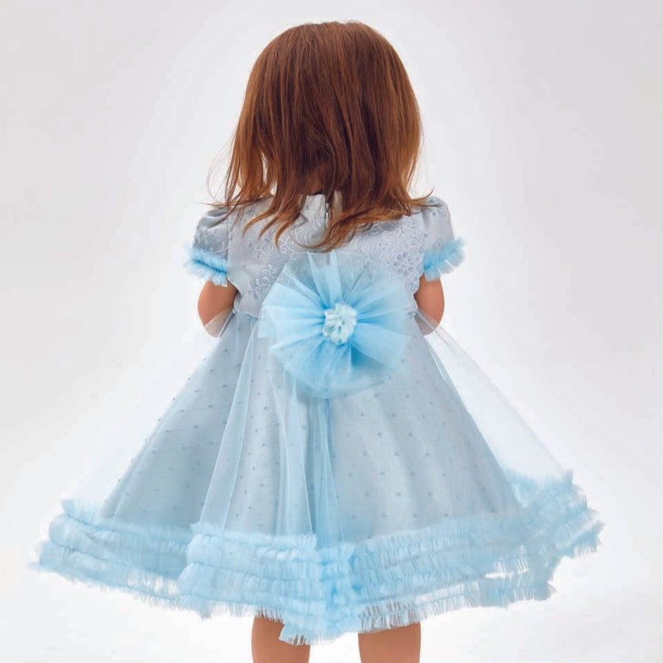 Baby Blue Girls Formal Dress